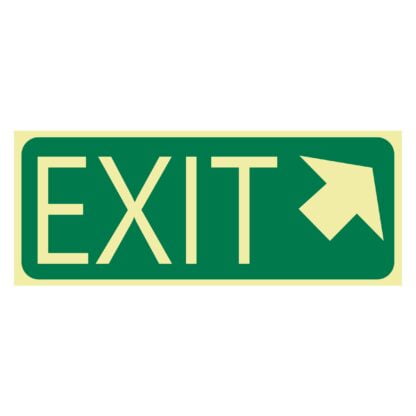 Exit Sign - Exit Arrow Top Right