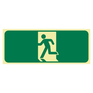 Exit Sign - Running Man