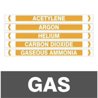 Gas Pipe Markers