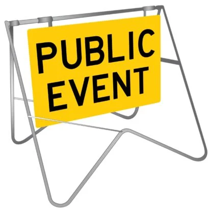 Public Event Swing Stand Sign
