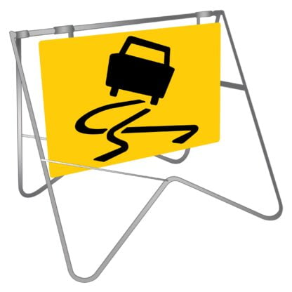 Slippery Surface Swing Stand Sign