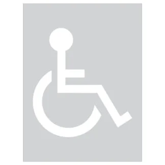 Disabled Parking Stencil