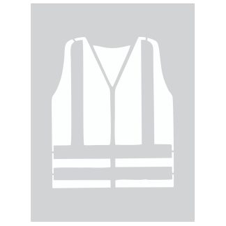 High Visibility Vest Stencil