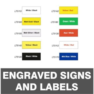 Engraved Signs and Labels