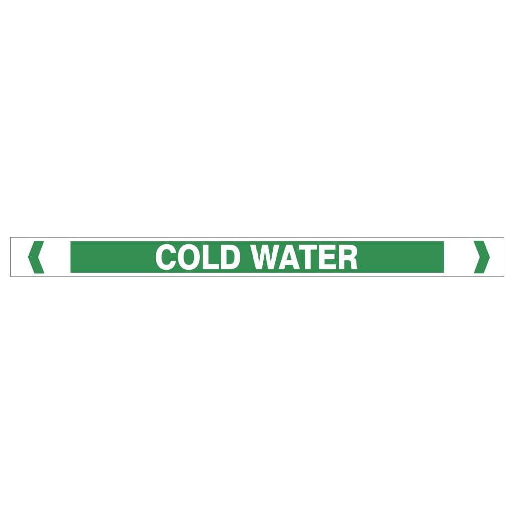 Cold Water Pipe Markers Buy Now Discount Safety Signs Australia