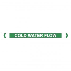 Cold Water Flow Pipe Markers