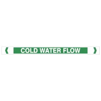 Cold Water Flow Pipe Markers