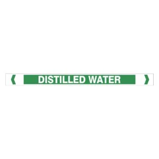 Distilled Water Pipe Markers