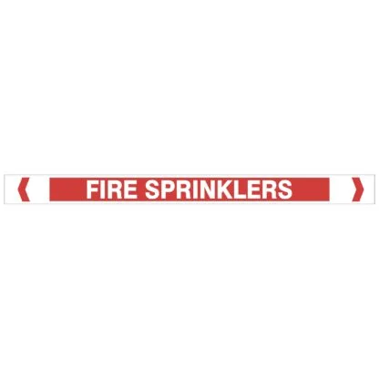 Fire Sprinklers Pipe Markers