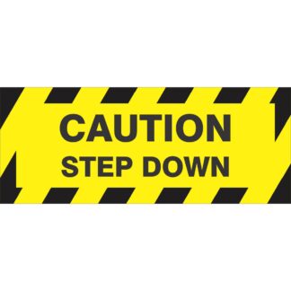 Caution Step Down - Floor Marker