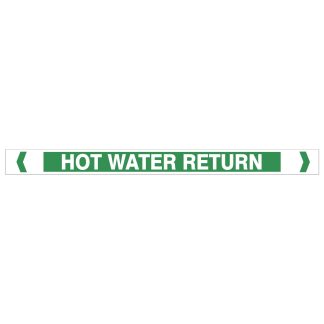 Hot Water Return Pipe Markers