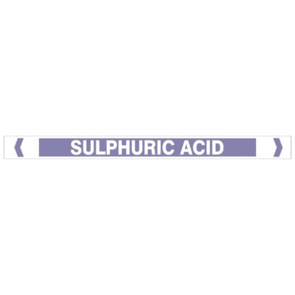 Sulphuric Acid Pipe Markers