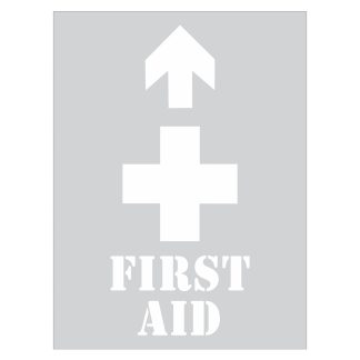 First Aid Stencil