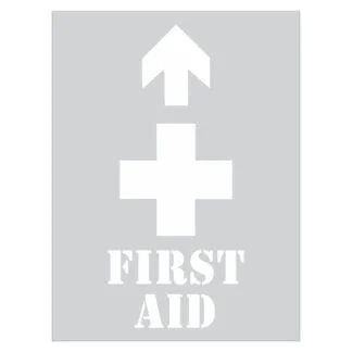 First Aid Stencil