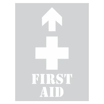 First Aid Stencil