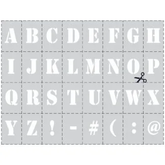 Alphabet Stencil