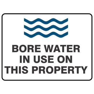 Bore Water In Use On This Property