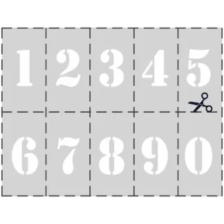 Numbered Stencil