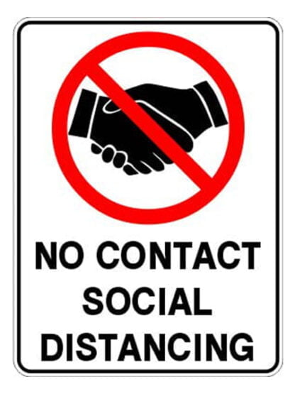 No Contact Social Distancing