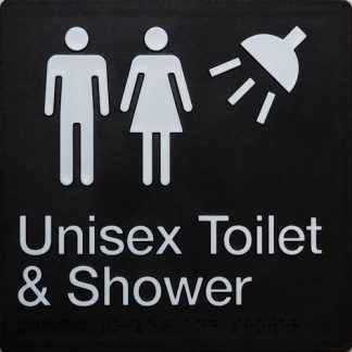Unisex Toilet & Shower (Braille)