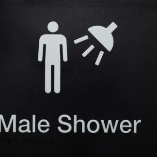 Male Shower (Braille)
