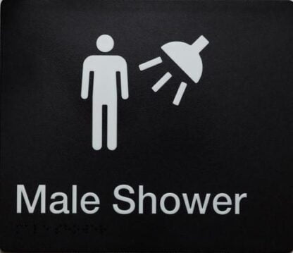 Male Shower (Braille)