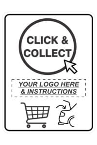 Click And Collect Sign