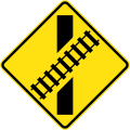 Railway Crossing At An Angle