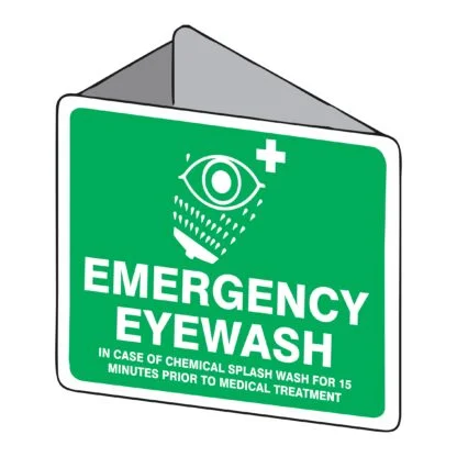 3d Emergency Eye Wash Sign