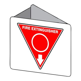 3d Fire Extinguisher Sign - Water