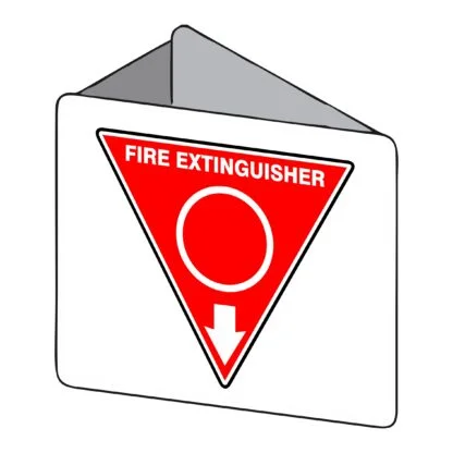 3d Fire Extinguisher Sign - Water