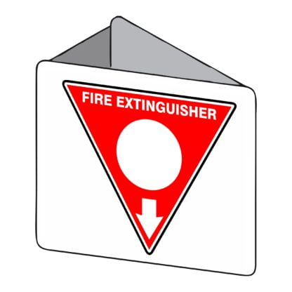 3D Fire Extinguisher Powder WALL SIGN