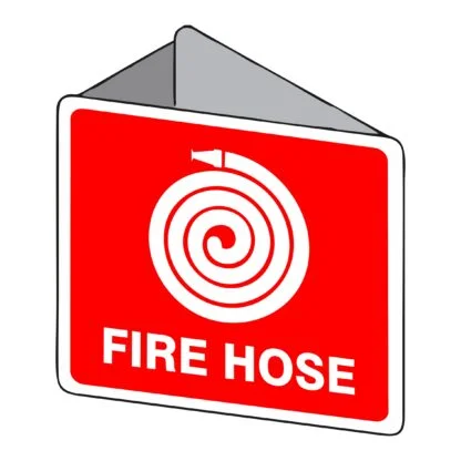 3D Fire Hose Wall Sign