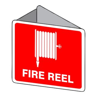 3D Fire Hose Reel Wall Sign