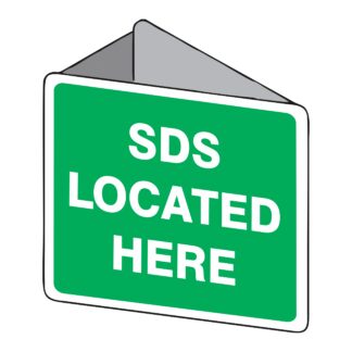 3D SDS Located Here WALL SIGN