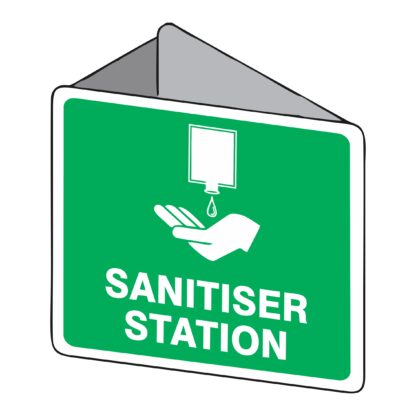 3D Sanitiser Station WALL SIGN