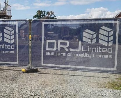 Custom Printed Temporary Fence Mesh Banner