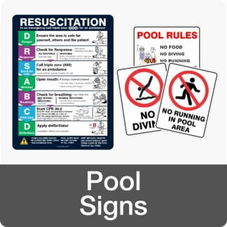 Pool Safety Signs