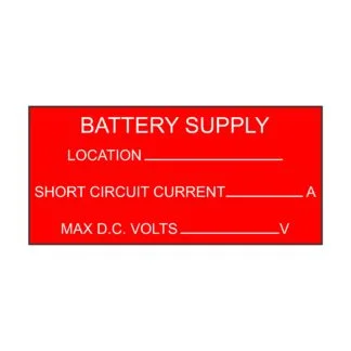 Battery Supply - 85mm x 40mm
