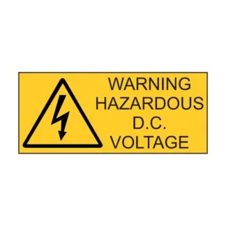 Hazardous DC Voltage