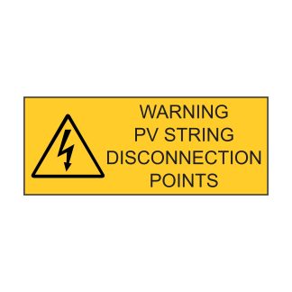 PV String Disconnection