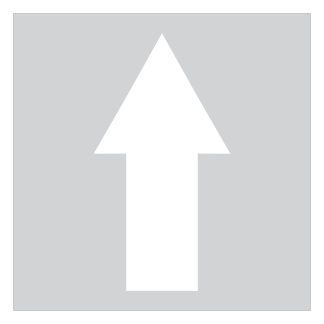 Straight Arrow Stencil – Arrow #7