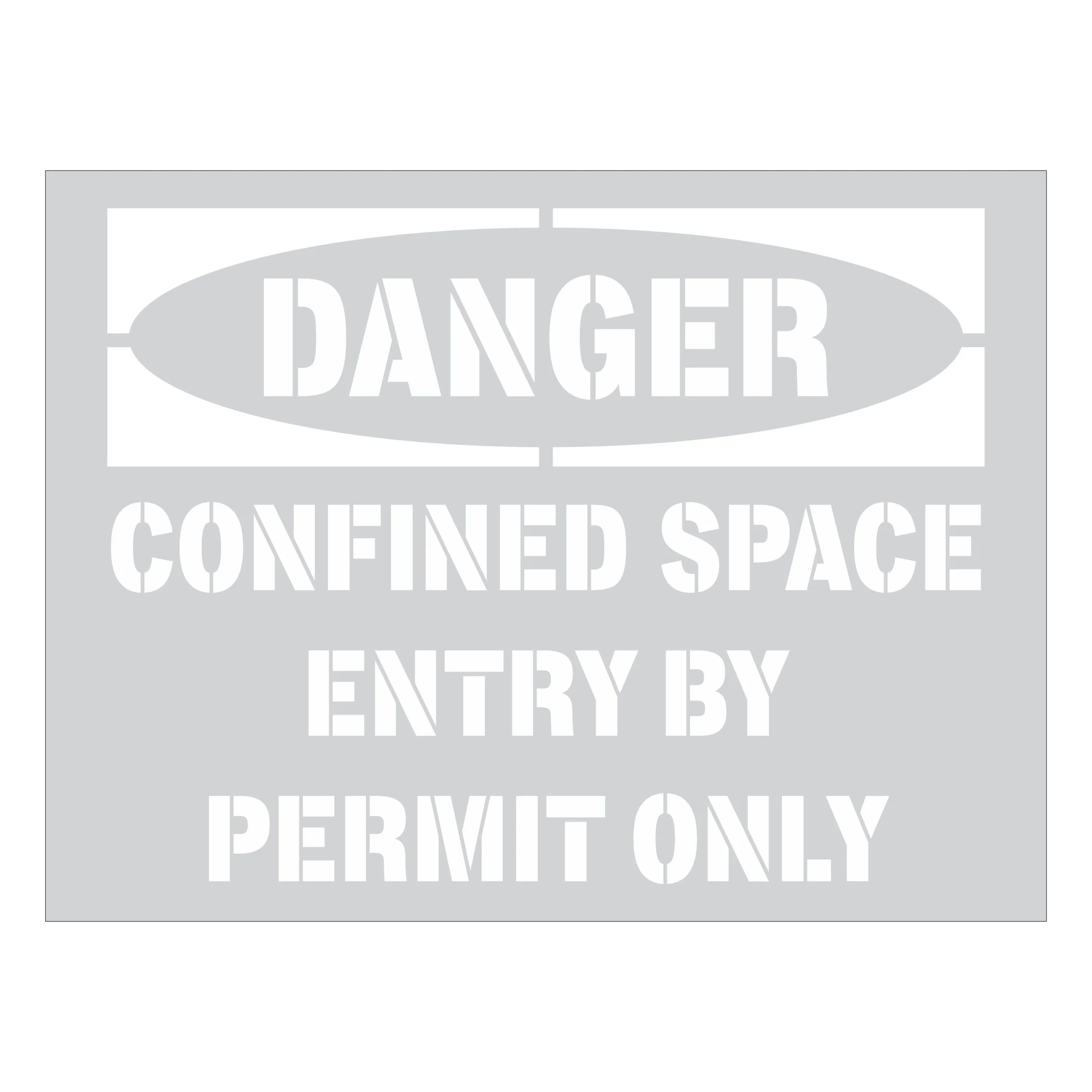 Confined Space Entry By Permit Only