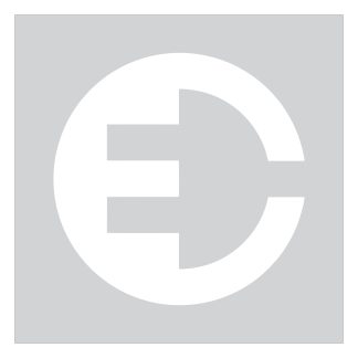 Electric Car Charge Symbol Stencil