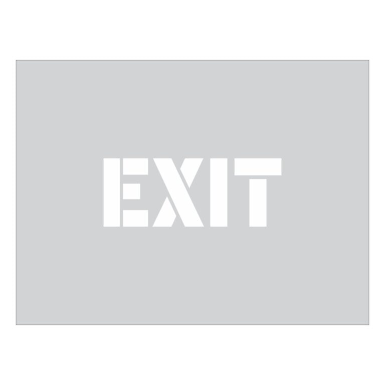 Exit Stencil Buy Now Discount Safety Signs Australia