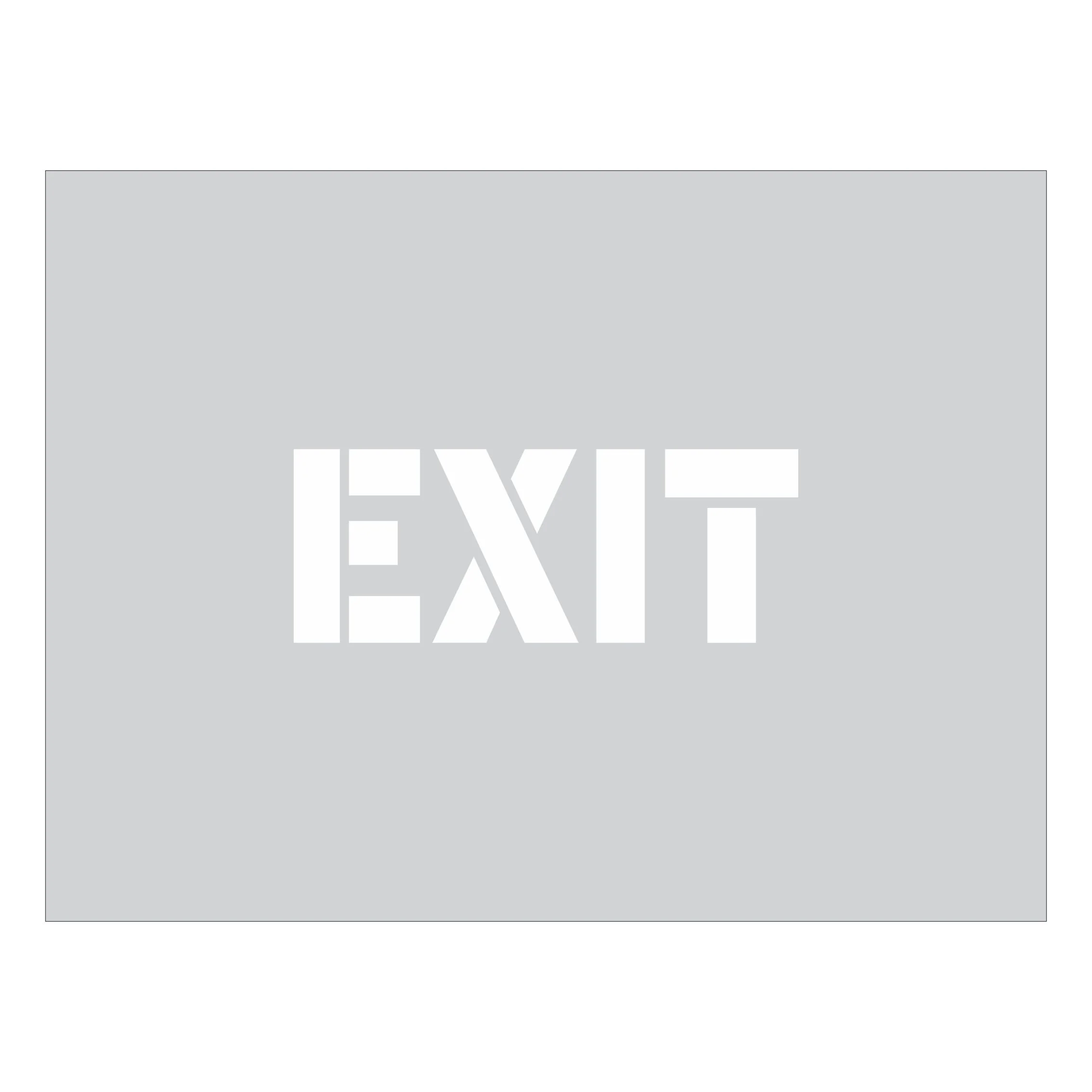 Exit Stencil