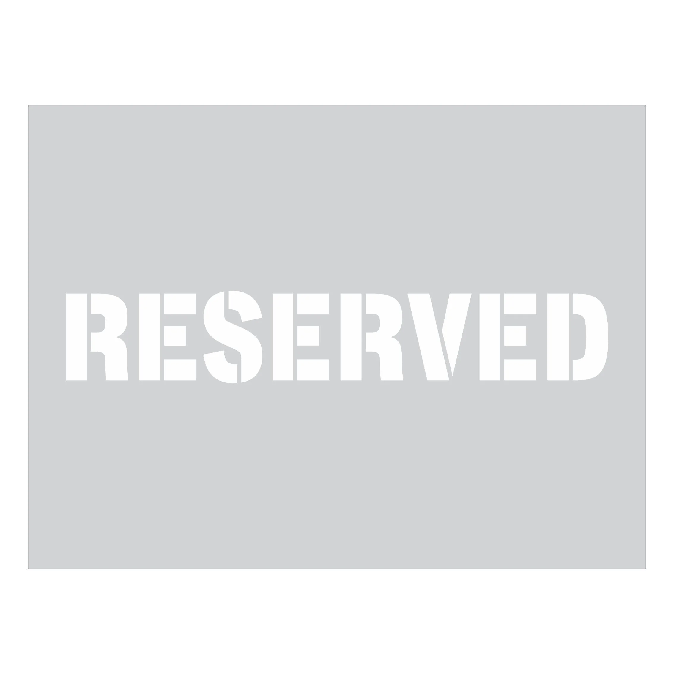 Reserved Stencil