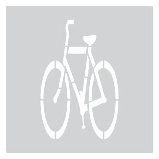 Bike Stencil For Road Marking