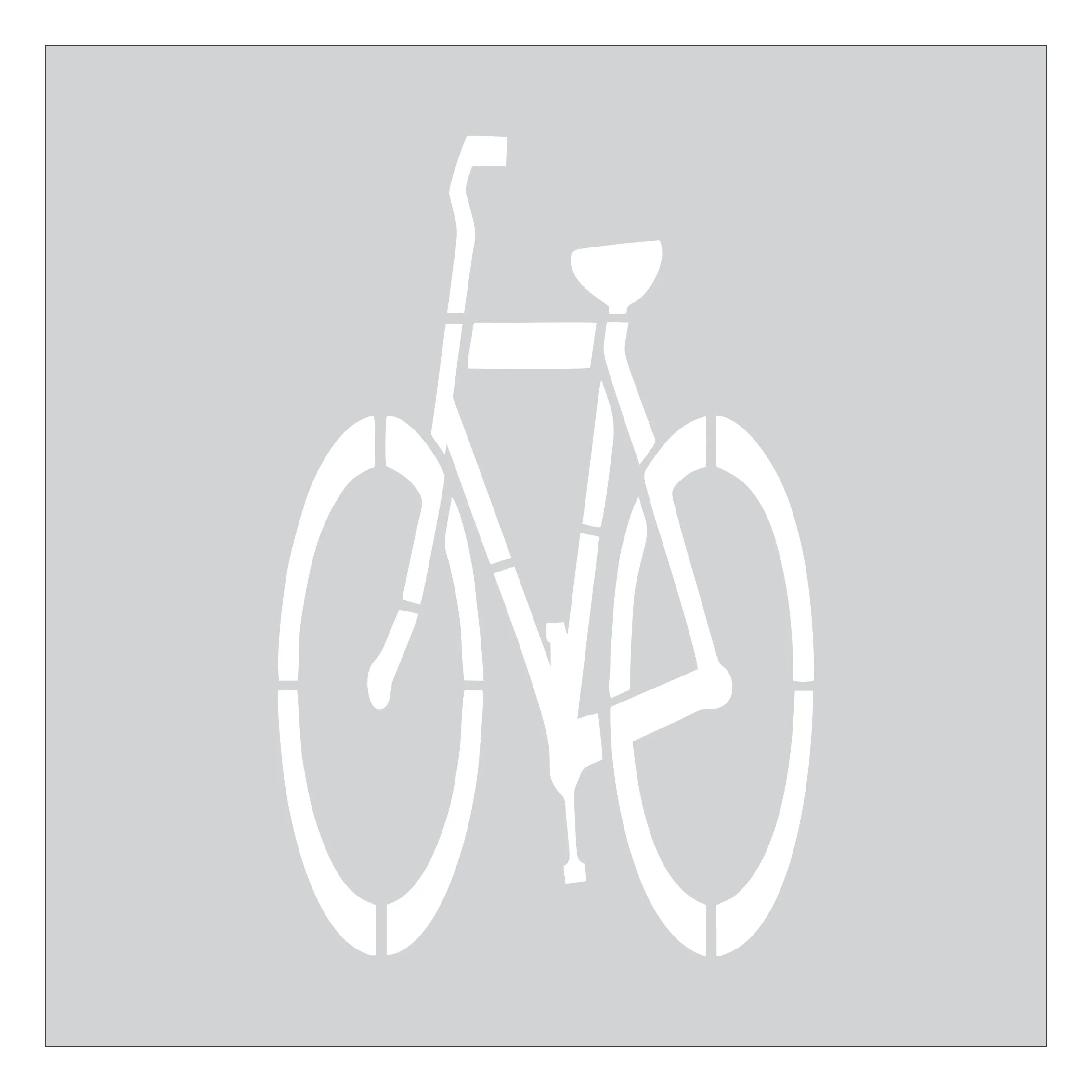 Bike Stencil For Road Marking