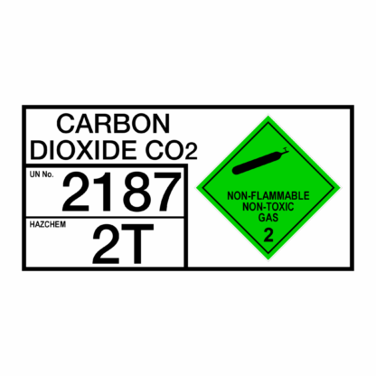 Emergency EIP Storage Sign - Carbon Dioxide